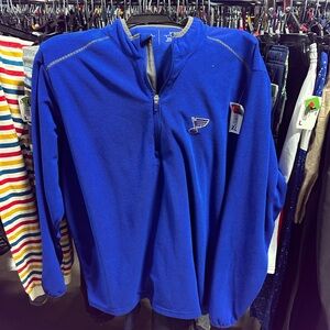 Blue Men's Sweater with Logo